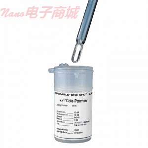 Cole-Parmer? 4175CP單次?電導率標準液，10μS，100毫升小瓶，6/PK