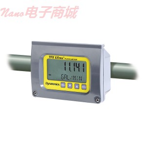 DYNASONICS TFX ULTRA求總極值的積分換能器的超聲波流量計，3/4“的ANSI管，2.75至66 GPM（10?250 LPM）