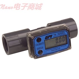 美國GPI 流量計/累加器，10到100 GPM 1 1/2“外插口連接