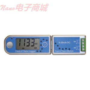 Track it 模擬10 V跟蹤?記錄器顯示，10 V模塊和長壽命電池