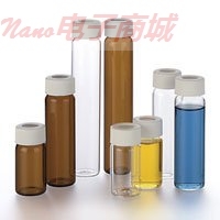 EP Scientific GVB-100C-MIA  40ml 透明樣品瓶，0.125”粘合蓋墊，已認證，散裝，無條形碼 EP 40ml Vial clear 0.125